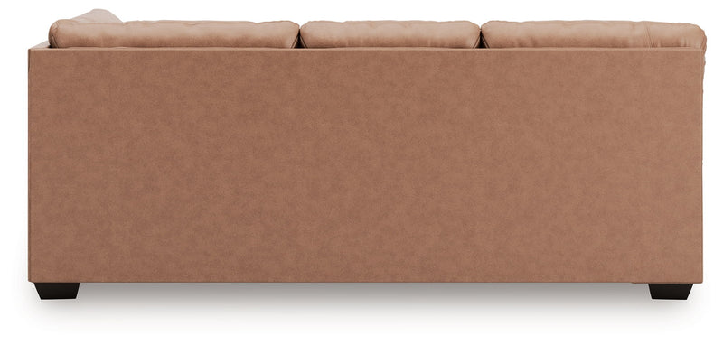 WillowBend - LAF Sofa With Corner Wedge - Caramel