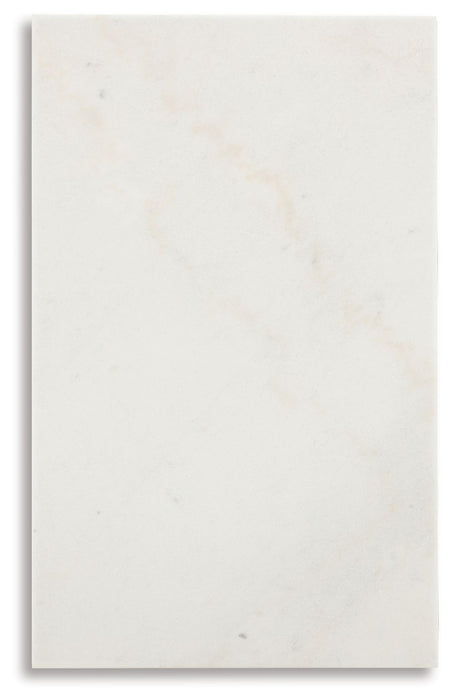 Fostead - Rectangular Cocktail Table - White / Espresso