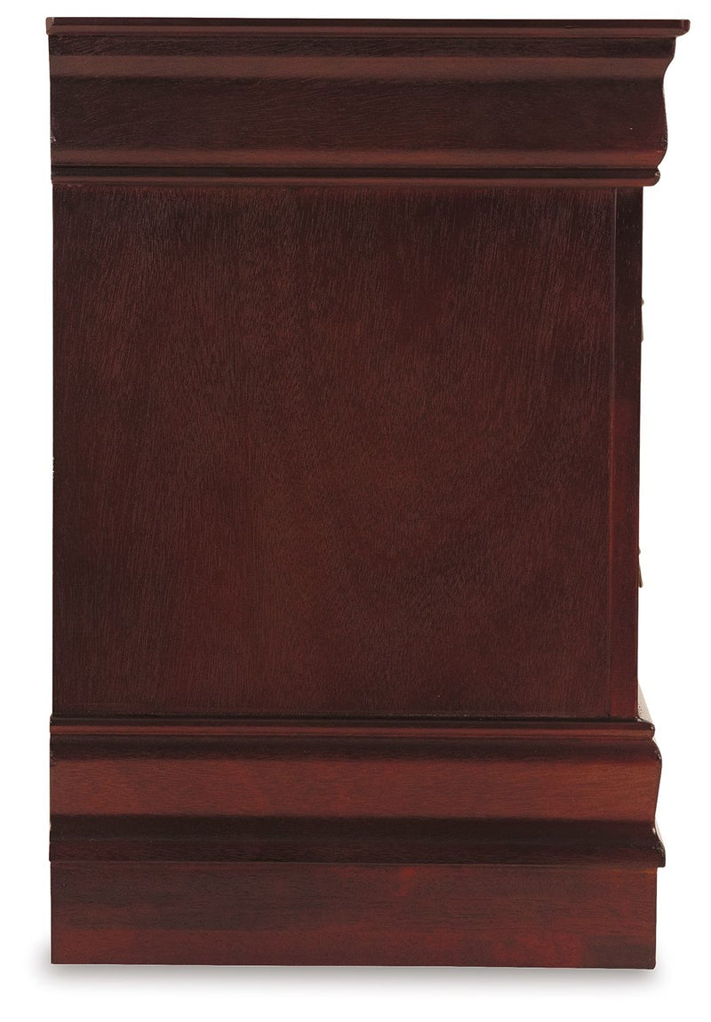 Alisdair - Two Drawer Night Stand - Reddish Brown
