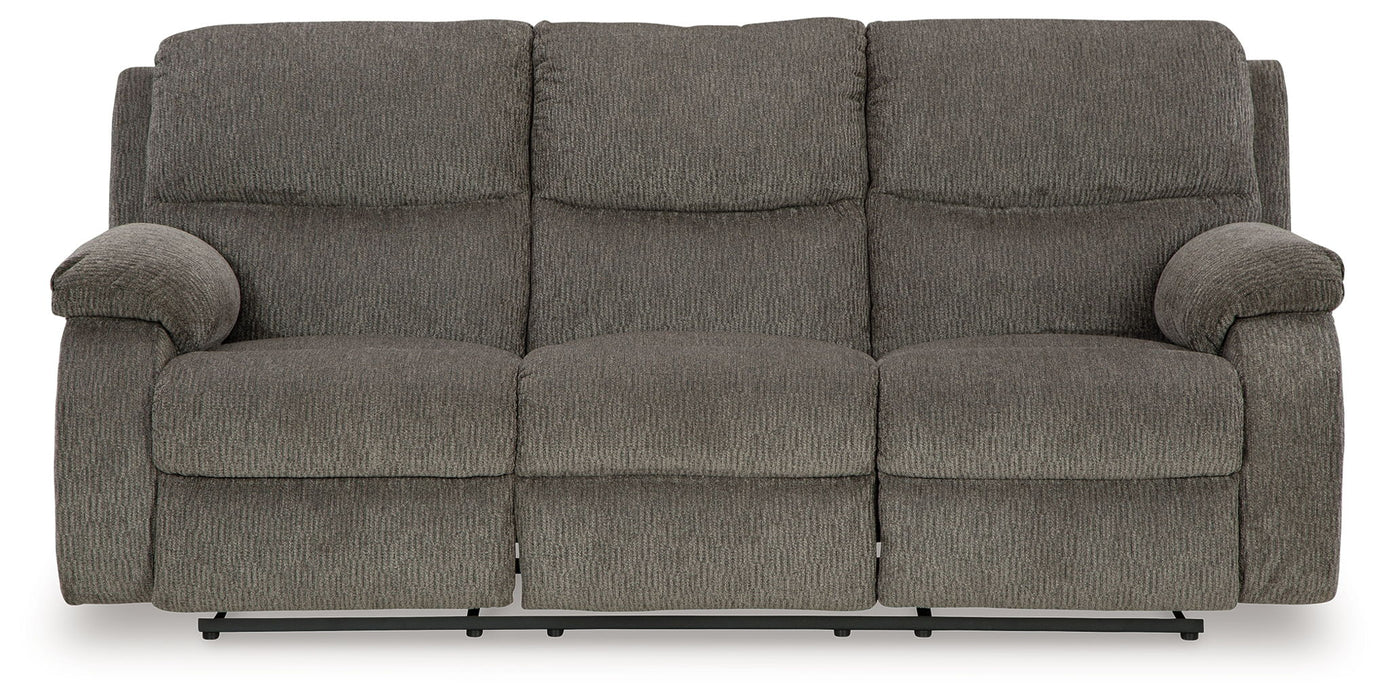 Scranto - Reclining Sofa - Fabric - Brindle