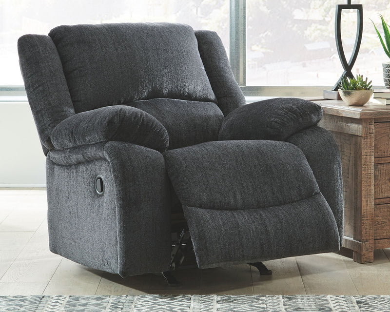 Draycoll - Rocker Recliner - Fabric - Slate