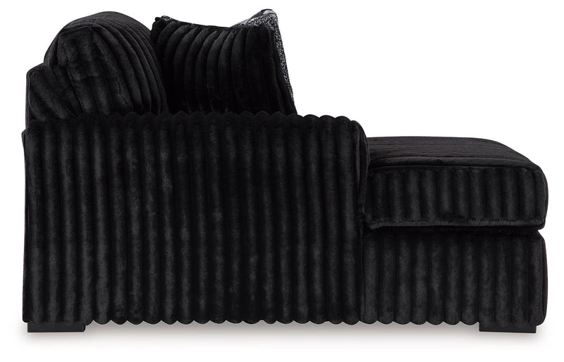 Midnight-Madness - Laf Corner Chaise - Onyx