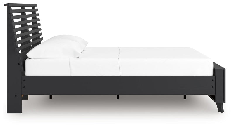 Danziar - Slat Panel Bed