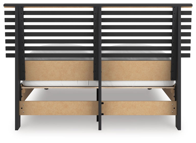 Danziar - Slat Panel Bed