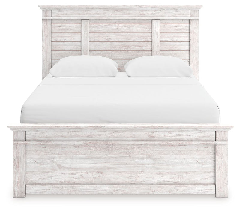 Makidern - Panel Storage Bed