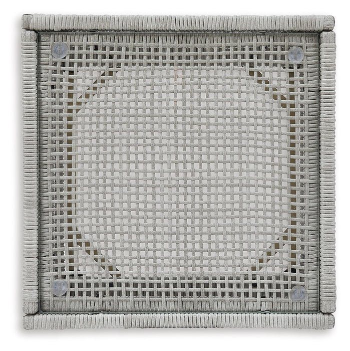 Seton Creek - Square End Table - Gray