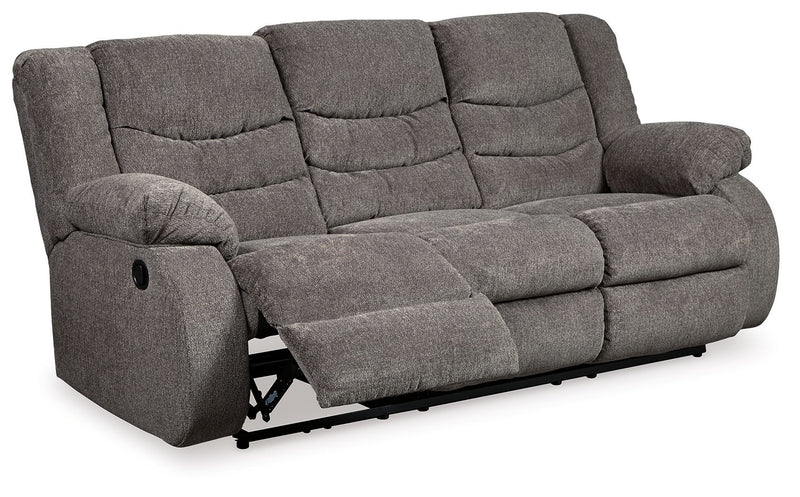 Tulen - Reclining Sofa - Dark Gray