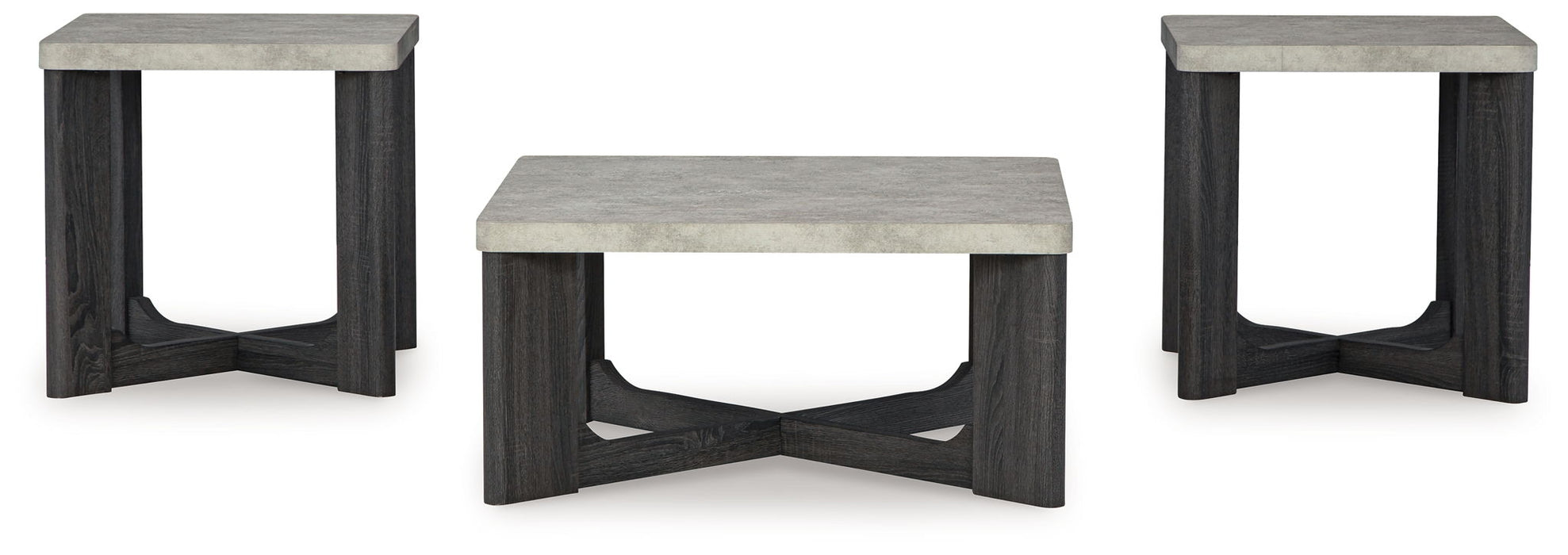 Sharstorm - Occasional Table Set (Set of 3) - Two-tone Gray