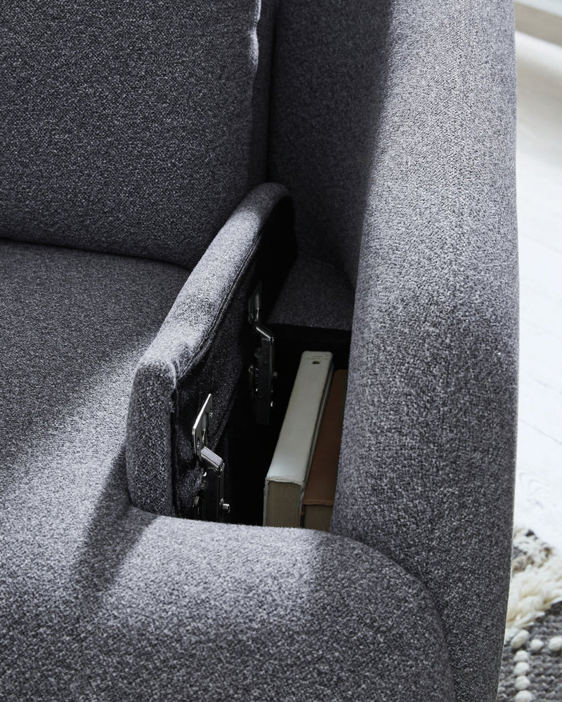 Alainmont Next-Gen Nuvella - Swivel Power Recliner