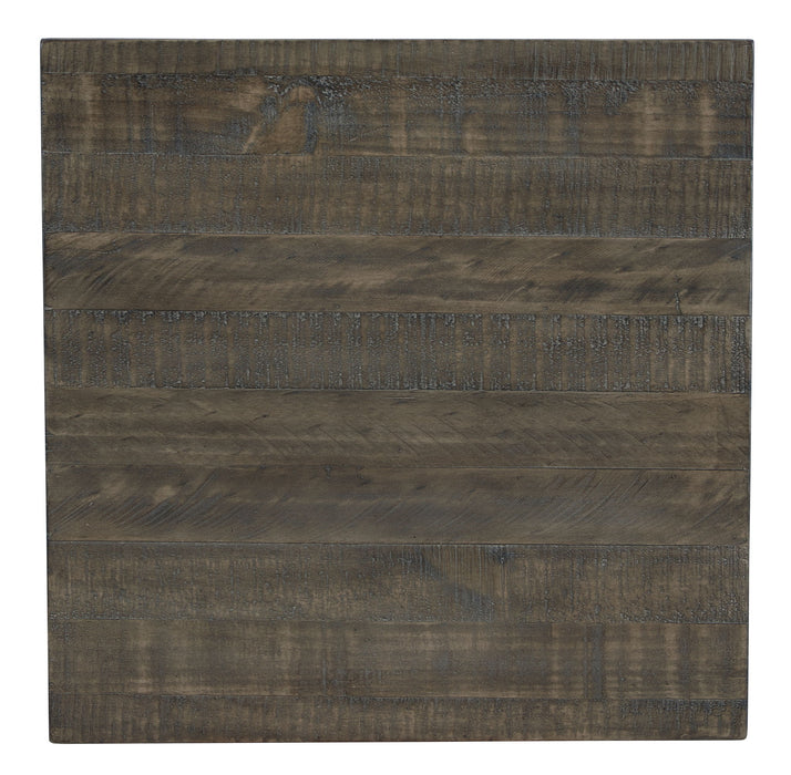 Havalance - Square End Table - White / Gray