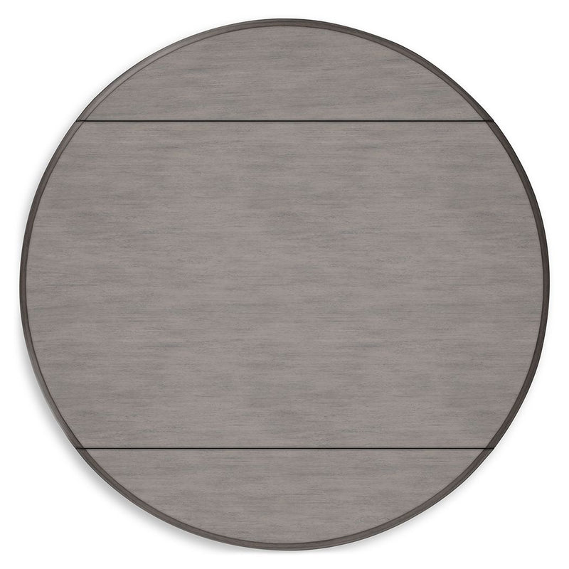 Shullden - Round Drm Drop Leaf Table - Gray