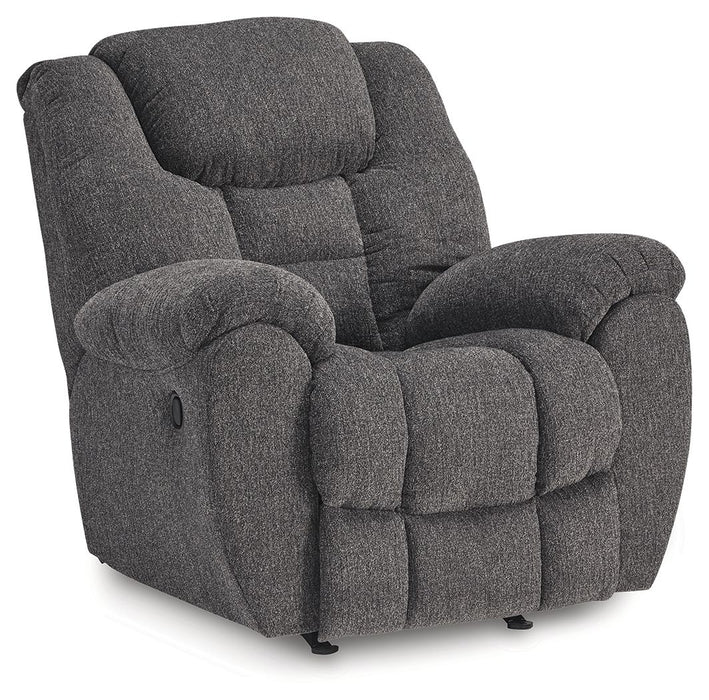 Foreside - Rocker Recliner - Fabric - Charcoal