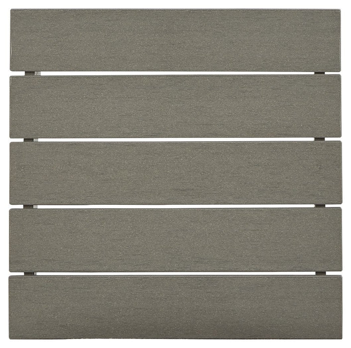 Visola - Square End Table - Gray
