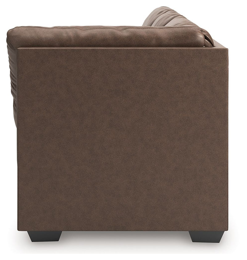 WillowBend - LAF Sofa With Corner Wedge - Umber