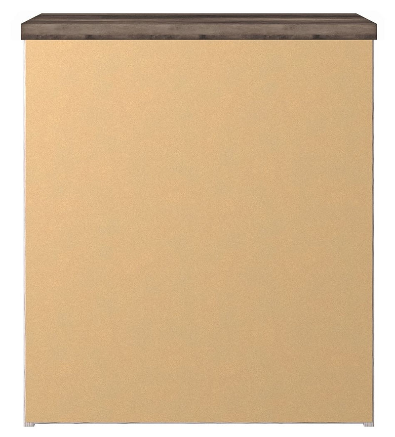 Gerridan - Two Drawer Night Stand - White / Gray