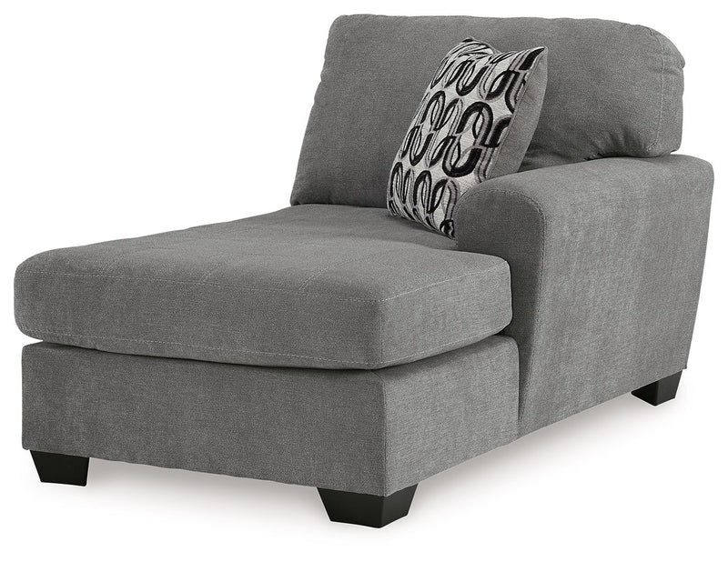 Birkdale Court - Raf Corner Chaise - Gray