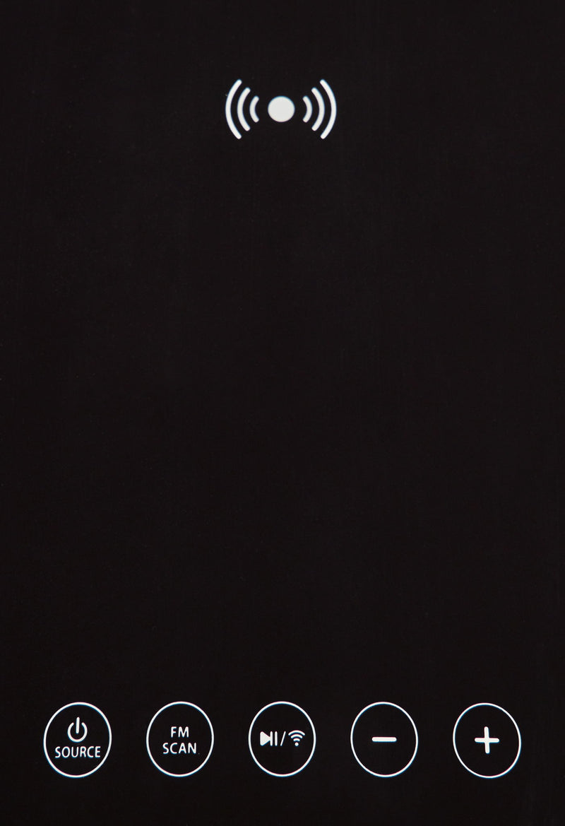 Jorvalee - Accent Table with Speaker - Gray / Black