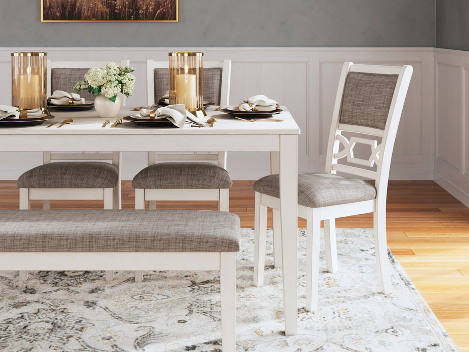 Erinberg - Dining Room Table Set (Set of 6) - Antique White
