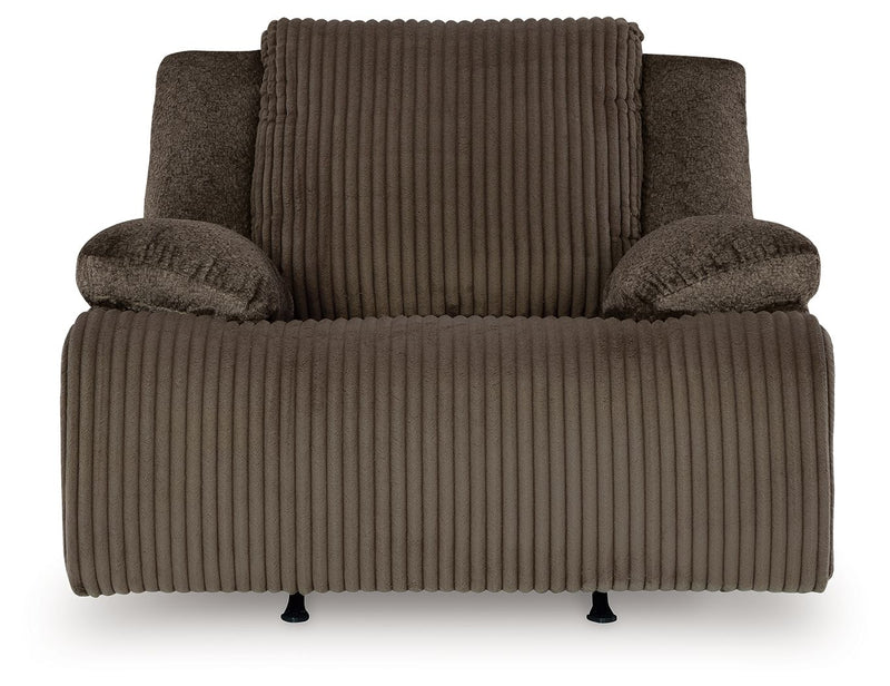 Top Tier - Rocker Recliner - Fabric - Chocolate