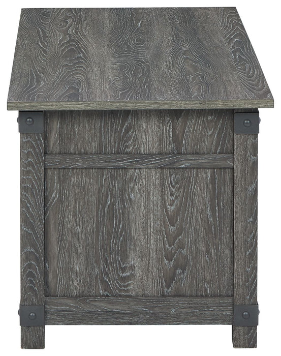 Freedan - Rect Lift Top Cocktail Table - Grayish Brown