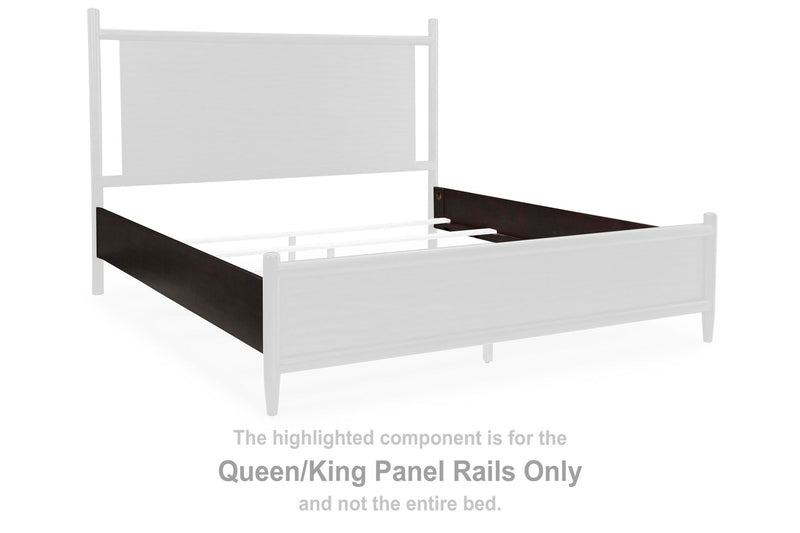 Dantenton - Queen/King Panel Rails - Merlot