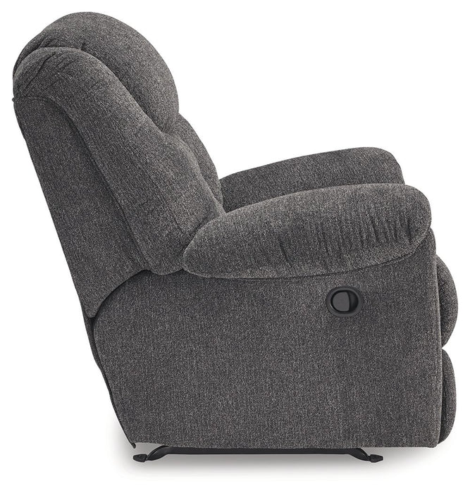 Foreside - Rocker Recliner - Fabric - Charcoal